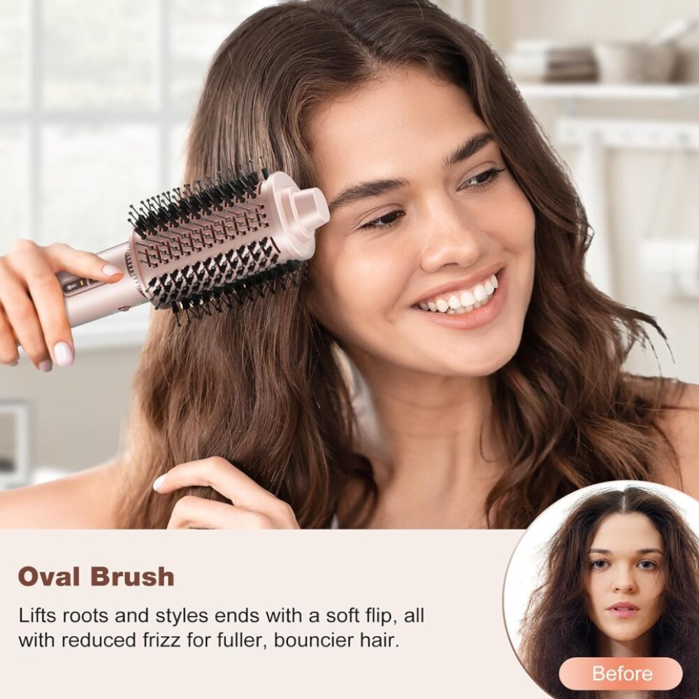 7 MAGIC || 7-in-1 Hair Styling Tools Dryer Brush Air Wrap attachments case - NEW - Picture 4 of 9